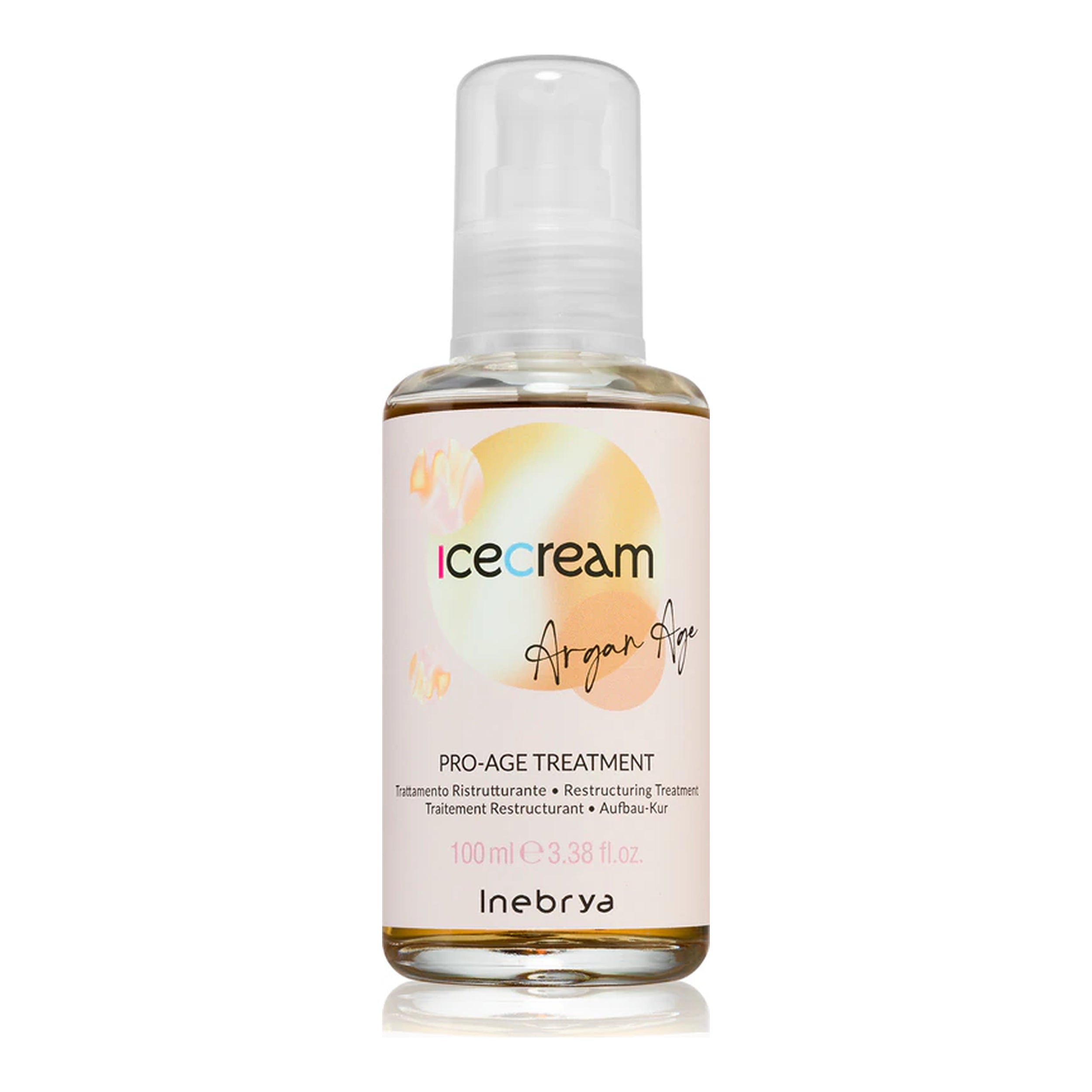 INEBRYA Aceite de Argán con Efecto Helado INEBRYA para Tratamiento Antiedad 100 ml