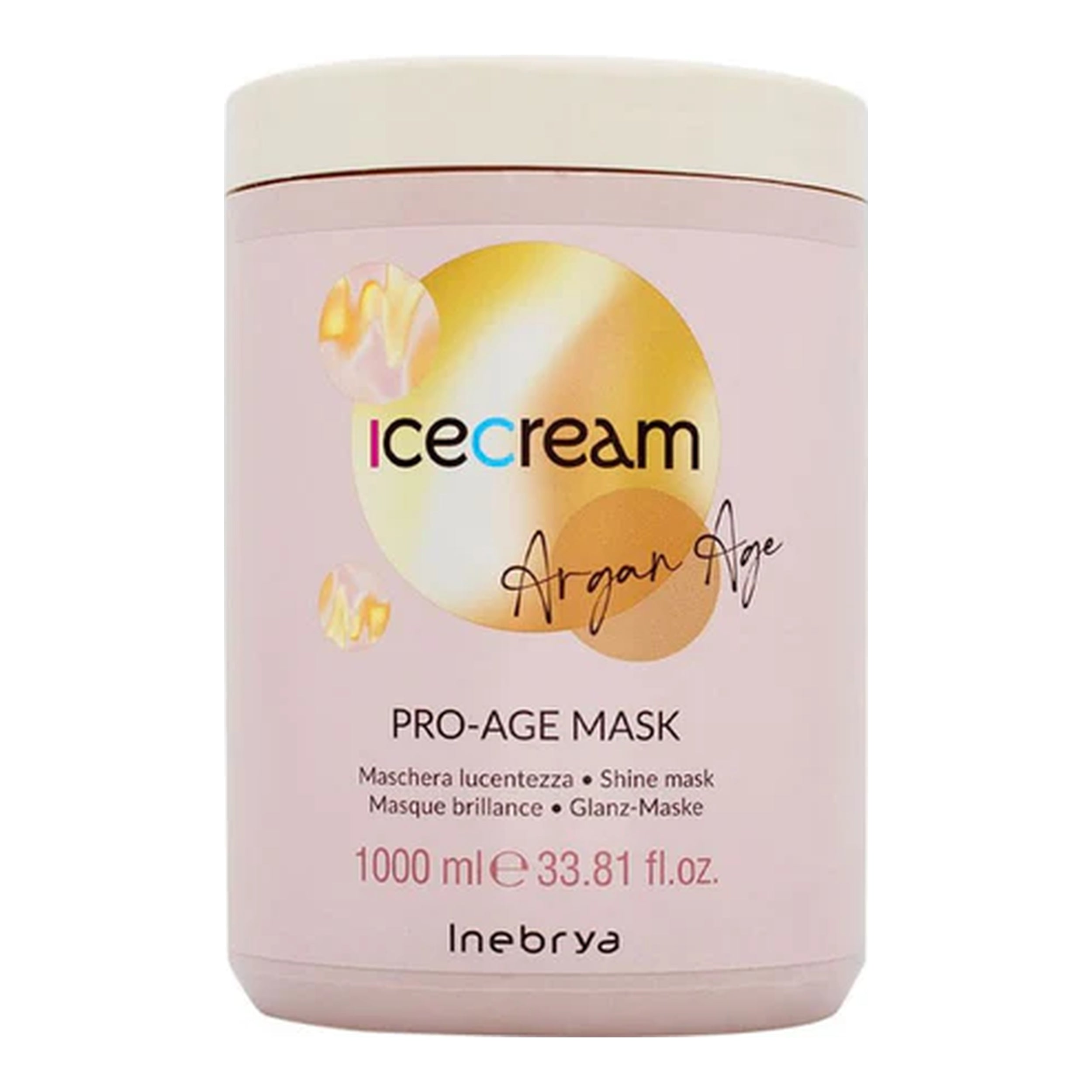 INEBRYA ICE CREAM ARGAN AGE MASCARILLA ACEITE DE ARGAN 1000ml