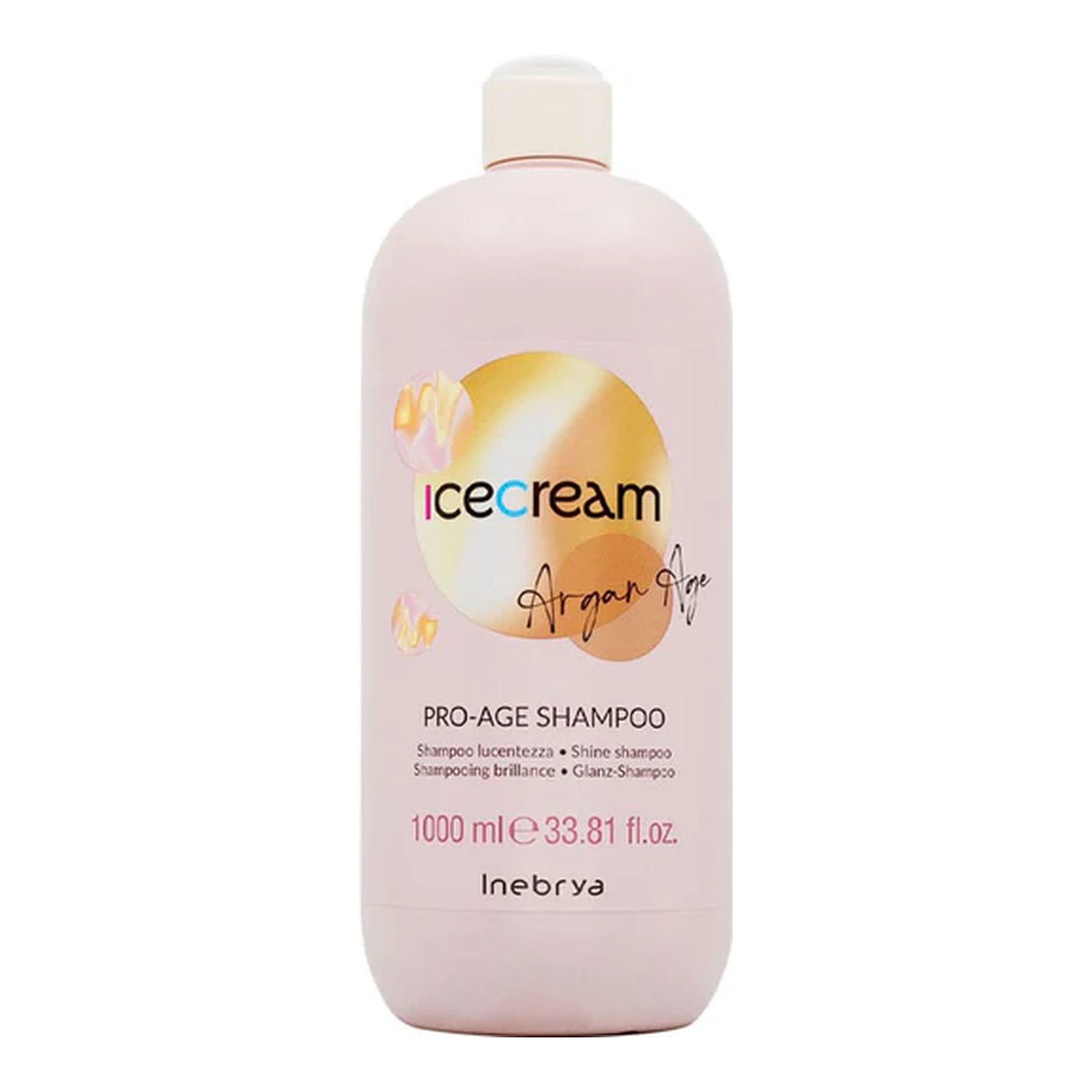 INEBRYA ICE CREAM ARGAN AGE CHAMPÚ ACEITE DE ARGAN 1000ml